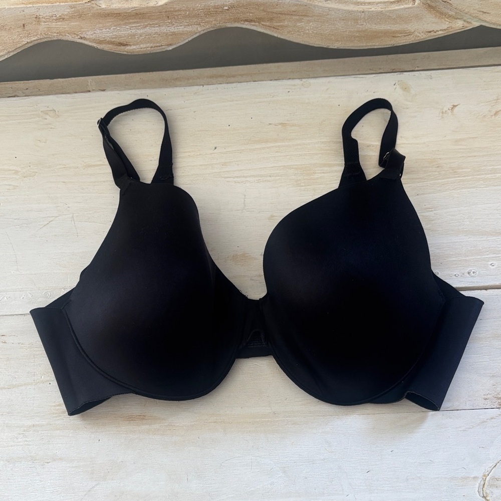 Soma Vanishing Back Full Coverage Black Bra‎ Size 36C